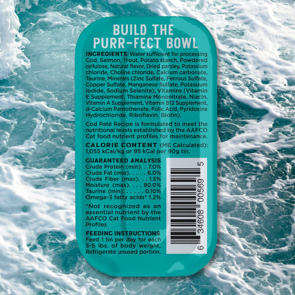 Cod Pate Wet Cat Food - Boat to Bowl Pet Food