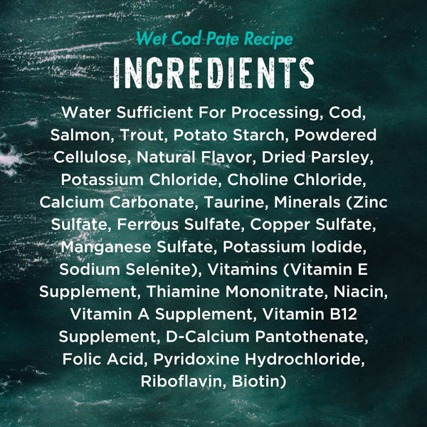 Cod Pate Wet Cat Food - Boat to Bowl Pet Food