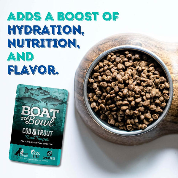 Cod & Trout Food Topper - Boat to Bowl Pet Food
