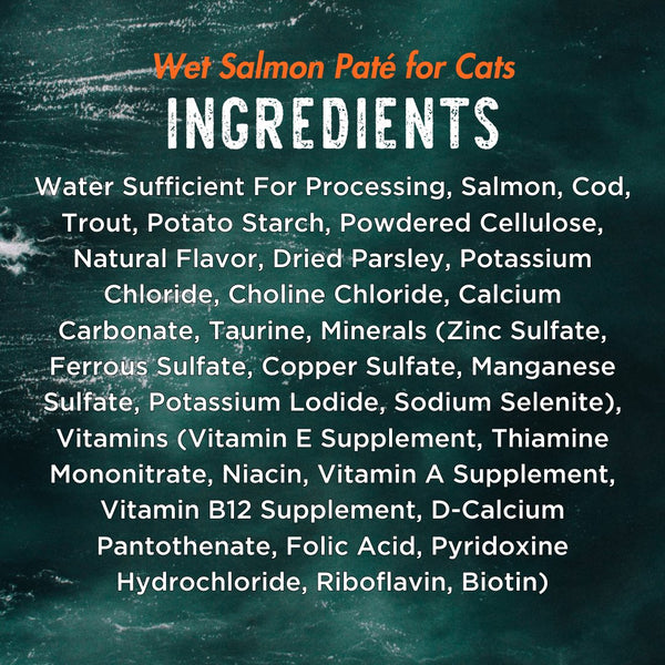 Boat to Bowl Salmon Pate Wet Cat Food Ingredients