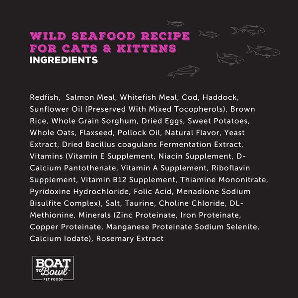 Boat to Bowl Wild Seafood Recipe Ingredients