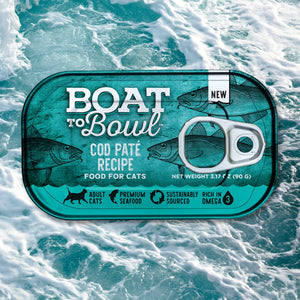 Cod Pate Wet Cat Food - Boat to Bowl Pet Food