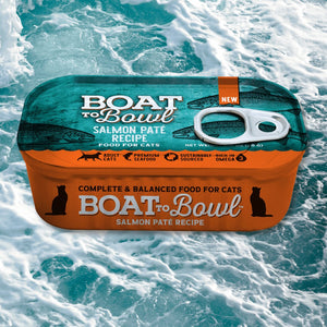 Salmon Pate Wet Cat Food - Boat to Bowl Pet Food