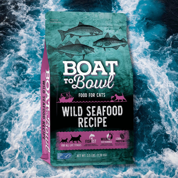 Boat to Bowl Wild Seafood Recipe Dry Cat Food