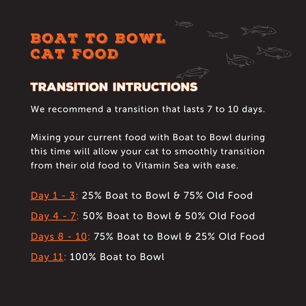 Cat Food Trial Pack with Free Shipping - Boat to Bowl Pet Food
