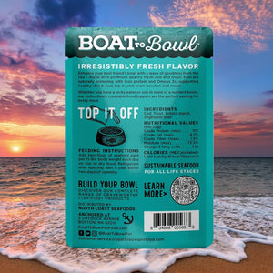 Cod & Trout Food Topper - Boat to Bowl Pet Food