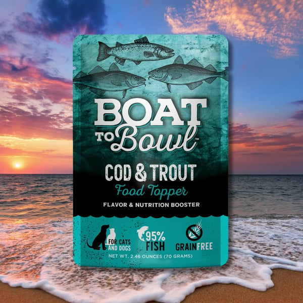 Cod & Trout Food Topper - Boat to Bowl Pet Food