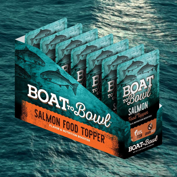 Salmon Food Topper - Boat to Bowl Pet Food