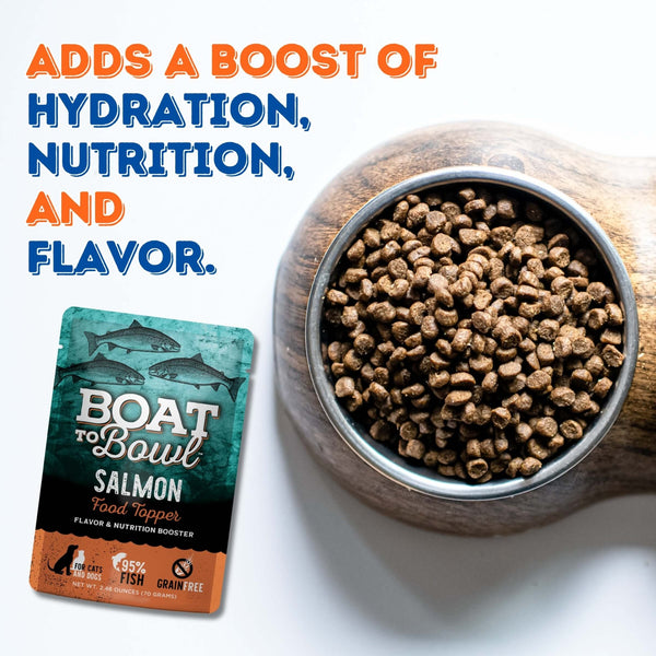 Salmon Food Topper - Boat to Bowl Pet Food
